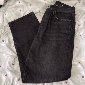 American Eagle Black Mom Jeans